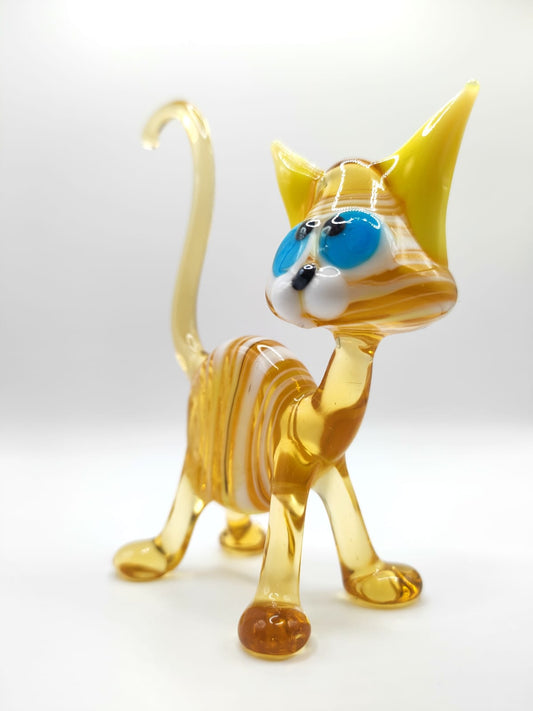The Watchful Dreamer – Cat Figurine