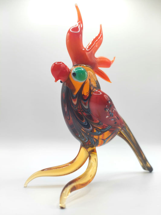 The Vibrant Storyteller – Parrot Figurine