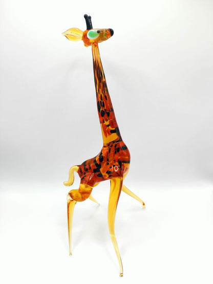 The Dreamer's Reach - Giraffe Figurine