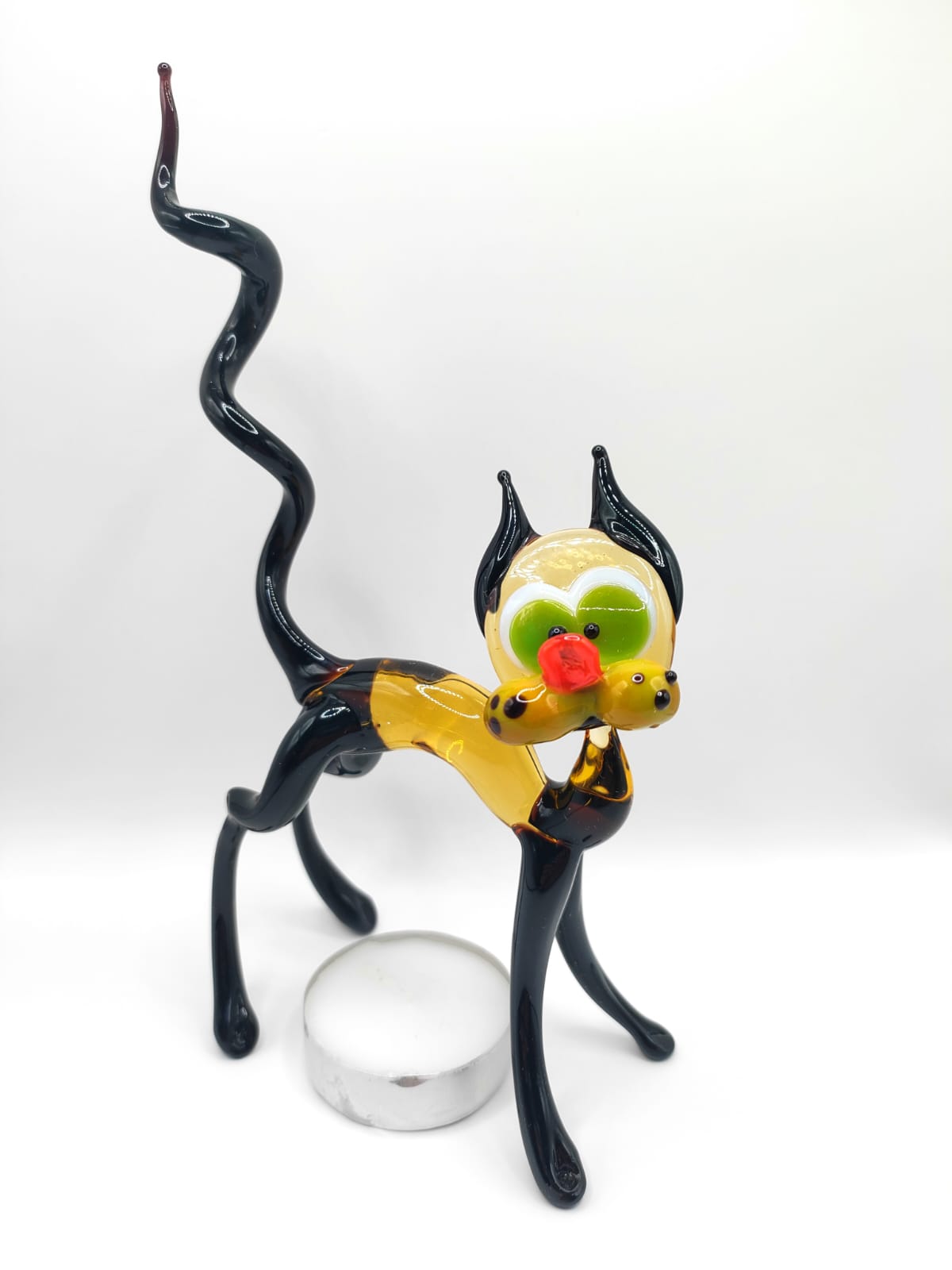 The Golden Wanderer - Cat Figurine