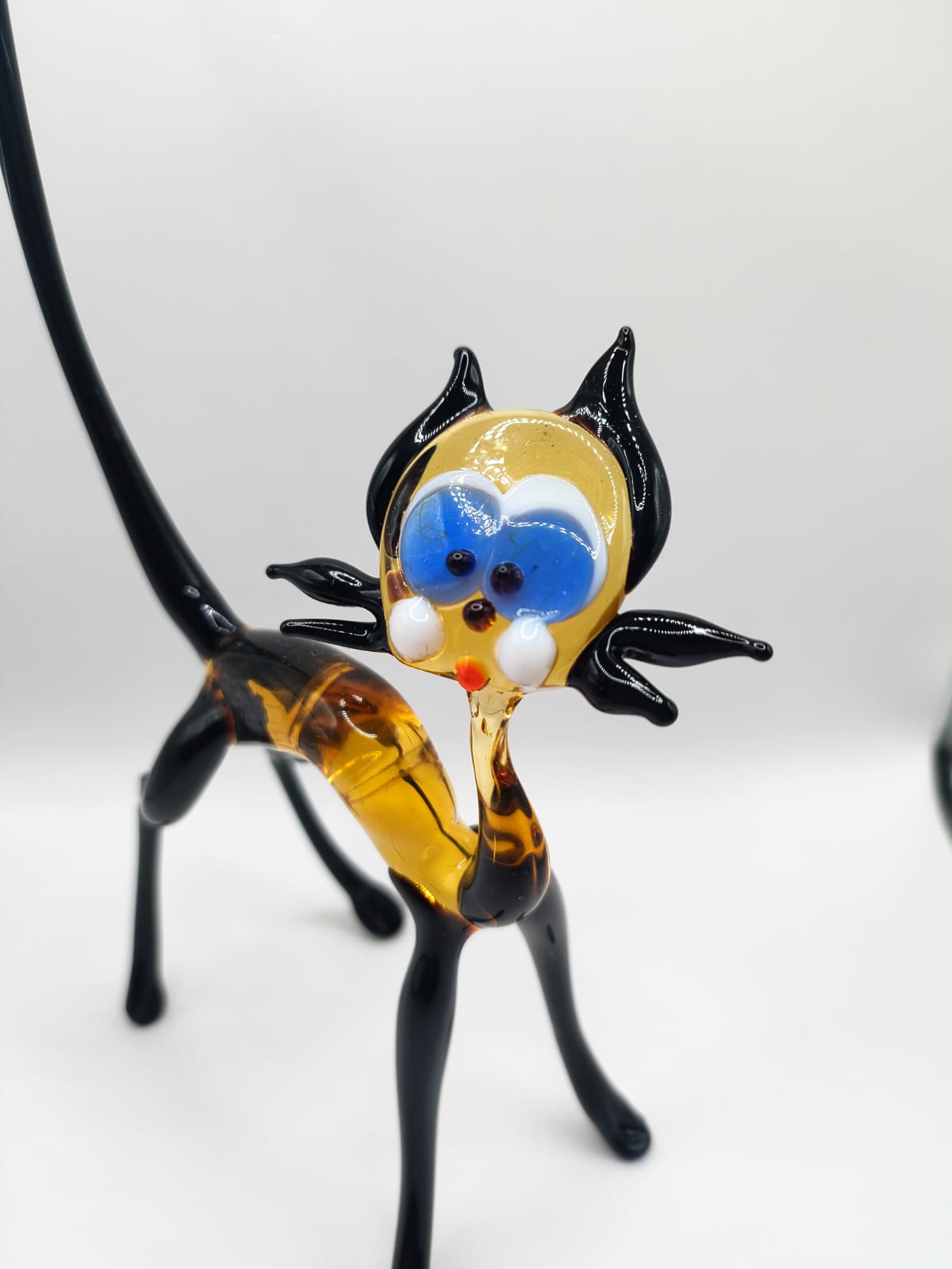 The Golden Wanderer - Cat Figurine