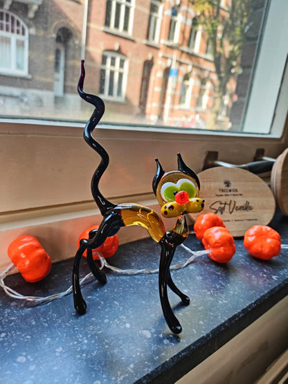 The Golden Wanderer - Cat Figurine