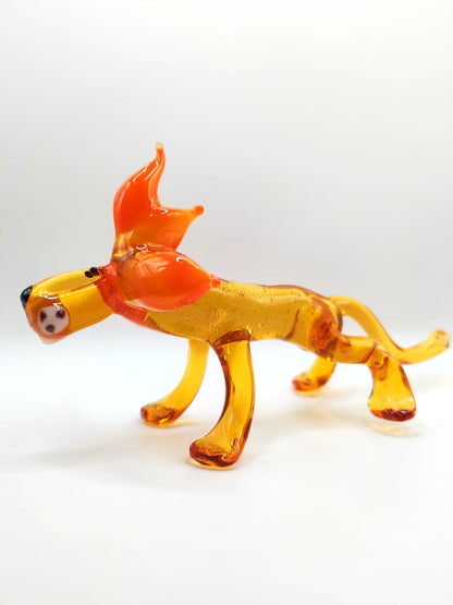 The Fiery Guardian – Lion Figurine