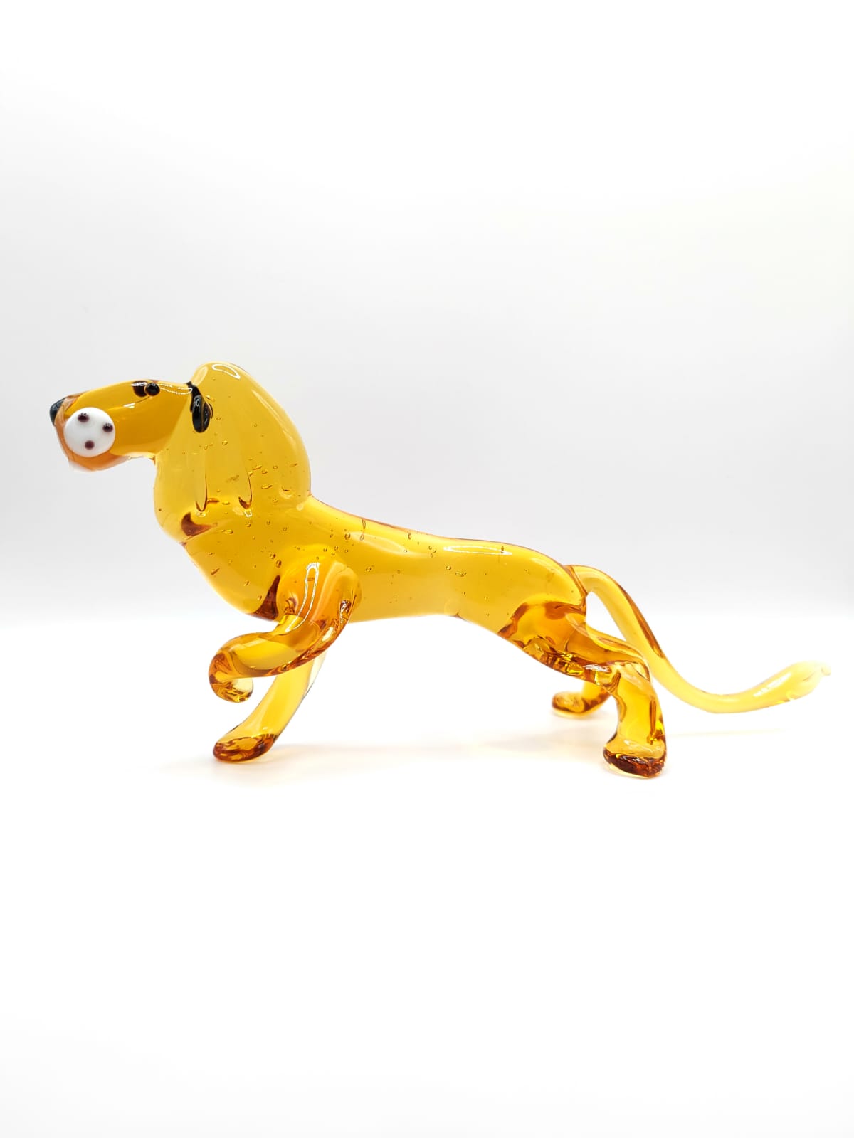 The Golden Sentinel – Lion Figurine