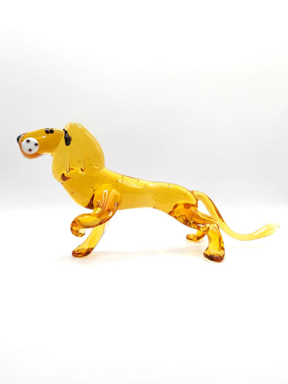 The Golden Sentinel – Lion Figurine