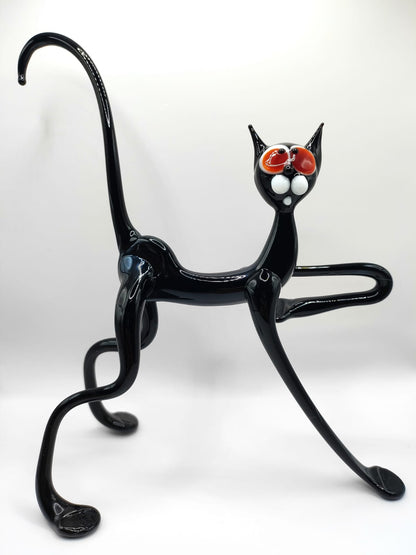 The Moonlit Shadow – Cat Figurine