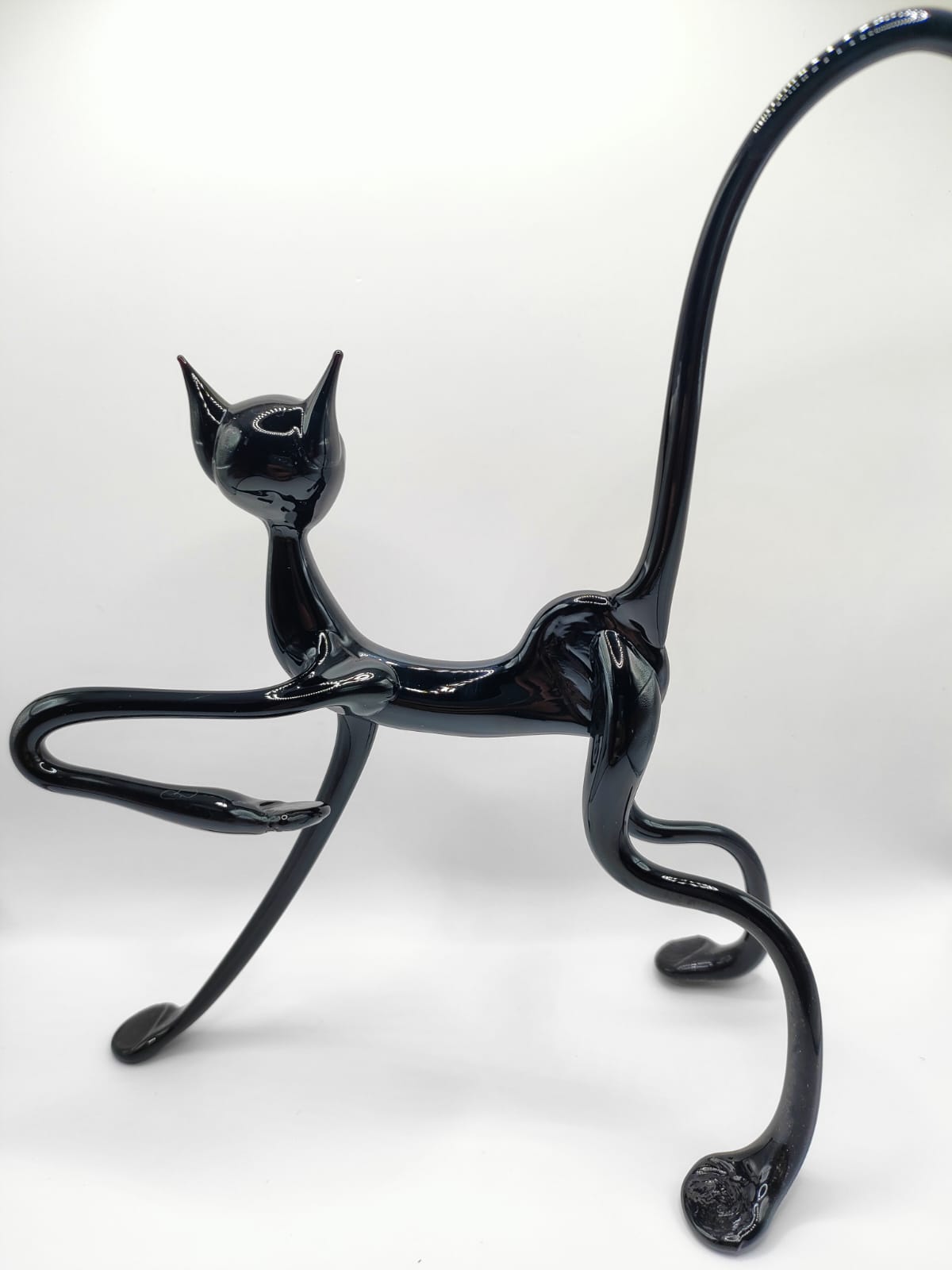 The Moonlit Shadow – Cat Figurine