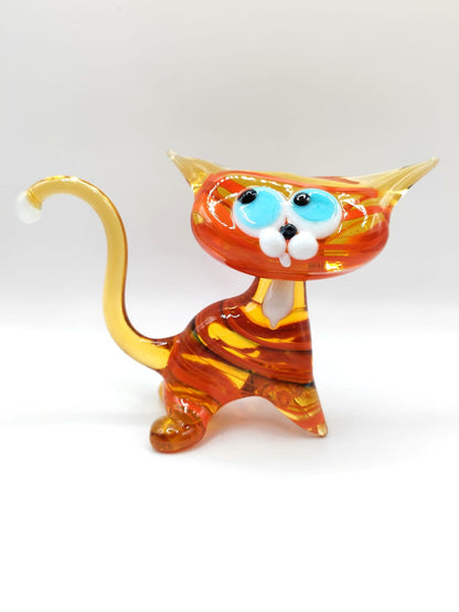 The Sunset Whiskers – Cat Figurine
