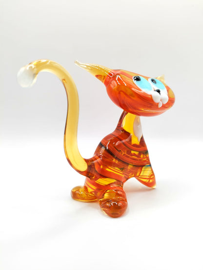 The Sunset Whiskers – Cat Figurine