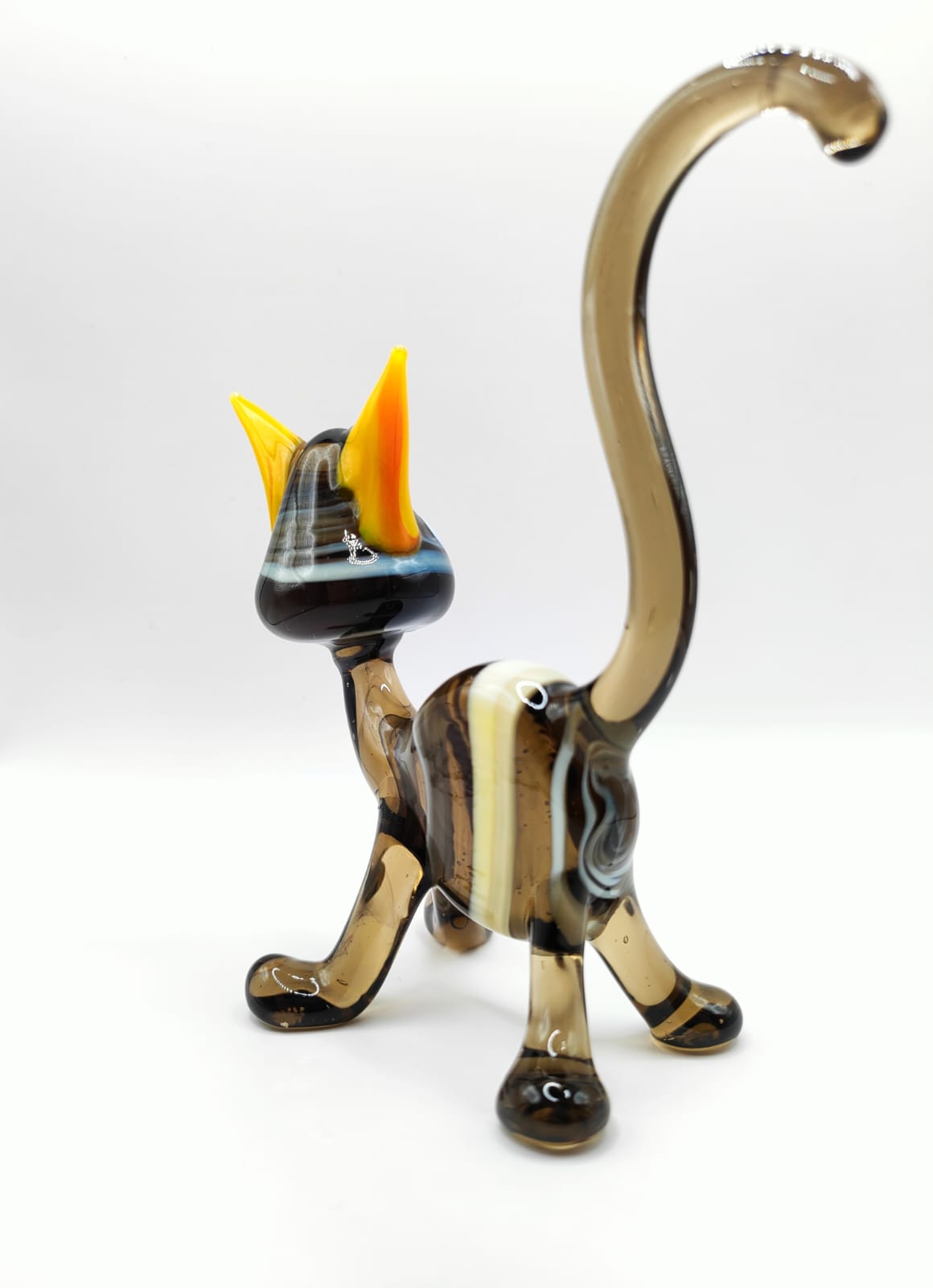 The Watchful Dreamer – Cat Figurine