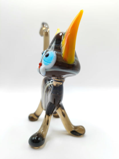 The Watchful Dreamer – Cat Figurine