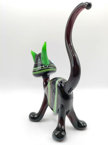 The Watchful Dreamer – Cat Figurine